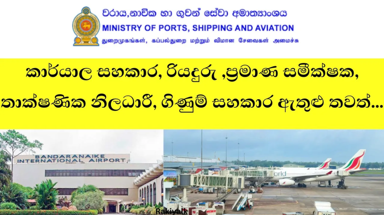 Ministry of Ports and Civil Aviation Job Vacancies 2025